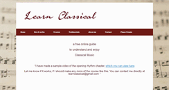 Desktop Screenshot of learnclassical.com
