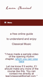 Mobile Screenshot of learnclassical.com
